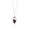 Derbyshire Blue John Marquise Pendant And Chain