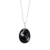 Derbyshire Blue John Tree of Life Oval Pendant And Chain