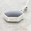 Derbyshire Blue John Reversible Hexagonal Pendant And Chain