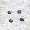 Derbyshire Blue John Small Hexagonal Pendant And Chain