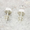 Derbyshire Blue John Sterling Silver Small Hexagonal Stud Earrings