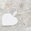 Derbyshire Blue John Heart Pendant And Chain