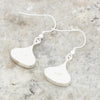 Derbyshire Blue John Sterling Silver Bulb Shape Drop Earrings