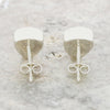 Whitby Jet Sterling Silver Teardrop Stud Earrings
