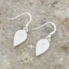 Derbyshire Blue John Sterling Silver Teardrop Drop Earrings