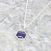 Derbyshire Blue John Hexagonal Pendant And Chain | H&H Family Jewellers