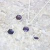 Derbyshire Blue John Hexagonal Pendant And Chain | H&H Family Jewellers