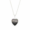 Derbyshire Blue John Heart Pendant And Chain
