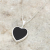 Derbyshire Blue John Heart Pendant And Chain