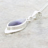 Derbyshire Blue John Marquise Pendant And Chain