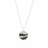 Derbyshire Blue John Small Round Locket And Chain