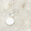 Derbyshire Blue John Small Round Locket And Chain