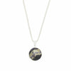 Derbyshire Blue John Small Round Locket And Chain