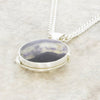 Derbyshire Blue John Small Round Locket And Chain