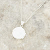 Derbyshire Blue John Small Round Locket And Chain
