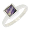 Derbyshire Blue John Sterling Silver Dress Ring