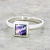 Derbyshire Blue John Sterling Silver Dress Ring