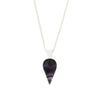 Derbyshire Blue John Teardrop Shape Pendant And Chain