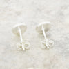 Derbyshire Blue John Sterling Silver Small Oval Stud Earrings