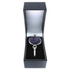 Derbyshire Blue John Sterling Silver Oval Bangle | H&H Jewellers