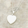 Derbyshire Blue John Heart Pendant and Chain