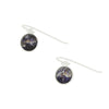 Derbyshire Blue John Sterling Silver Round Drop Earrings