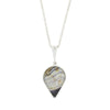 Derbyshire Blue John Teardrop Shape Pendant and Chain
