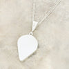 Derbyshire Blue John Teardrop Shape Pendant and Chain