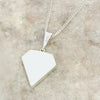 Derbyshire Blue John Diamond Shape Pendant and Chain