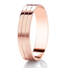 Gents DC314 Diamond Cut Wedding Ring