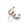 Hot Diamonds Woven Hoop Earrings DE690