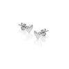 Hot Diamonds Silver Heart Earrings DE779