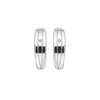 Hot Diamonds Sterling Silver Trio Hoop Earrings DE840