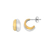 Hot Diamonds Sterling Silver Two Tone Earrings DE872