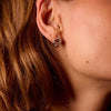 Hot Diamonds Sterling Silver Two Tone Eternal Circles Stud Earrings DE904