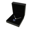 Sodalite Sterling Silver Oval Shape Pendant & Chain