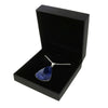 Sodalite Sterling Silver Teardrop Shape Pendant & Chain