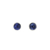 Sodalite Sterling Silver Round Stud Earrings