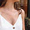 Hot Diamonds Tender White Topaz Silver Necklace DN130