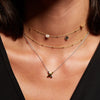 Hot Diamonds Sterling Silver Two Tone 'Kiss' Pendant and Chain DN225