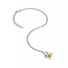 Hot Diamonds Sterling Silver Two Tone 'Kiss' Pendant and Chain DN225