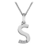 Hot Diamonds Initial S Silver Micro Pendant DP419