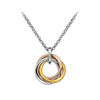 Hot Diamonds Trio Circle Silver Pendant DP544