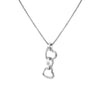Hot Diamonds Trio Triple Heart Necklace DP835