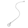 Hot Diamonds Orbit White Topaz Necklace DP929