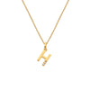 Hot Diamonds X Jac Jossa Initial H Gold Plated Silver Pendant DP946