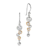 Fiorelli Silver and Gold Tone Waterfall Drop Earrings E4128C