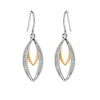Fiorelli Silver Marquise Drop Earrings E4678C