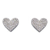 Fiorelli Silver Heart Stud Earrings E5646C
