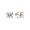 Diamonfire Sterling Silver 2ct Cubic Zirconia Stud Earrings E6402